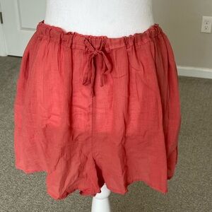 NWT Anthropologie Raspberry Casual Shorts Size Medium